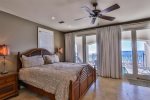 1st Floor King Bedroom with Gulf Views 